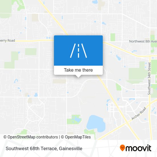 Mapa de Southwest 68th Terrace