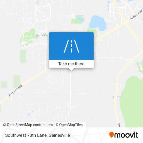 Southwest 70th Lane map