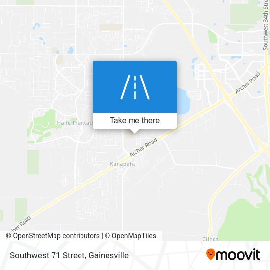 Southwest 71 Street map