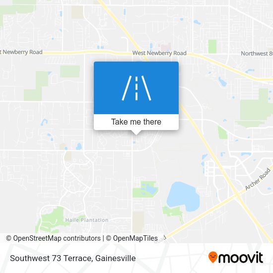 Southwest 73 Terrace map