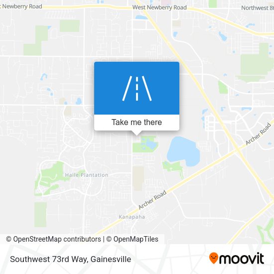 Southwest 73rd Way map