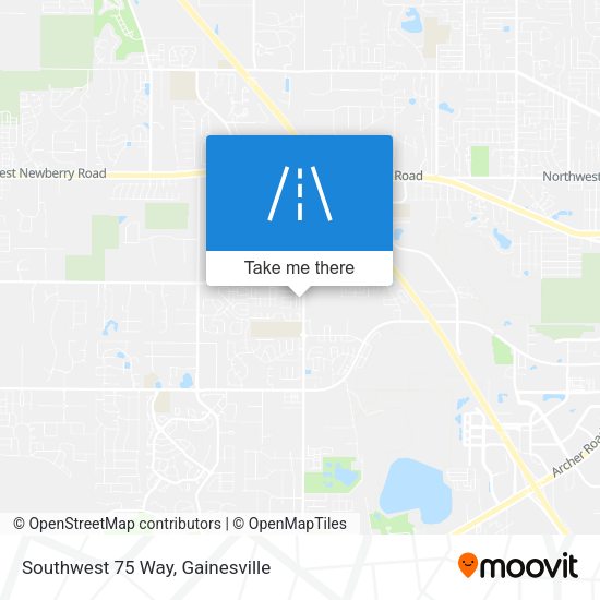 Southwest 75 Way map