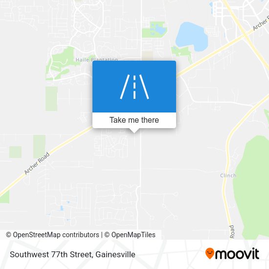 Southwest 77th Street map