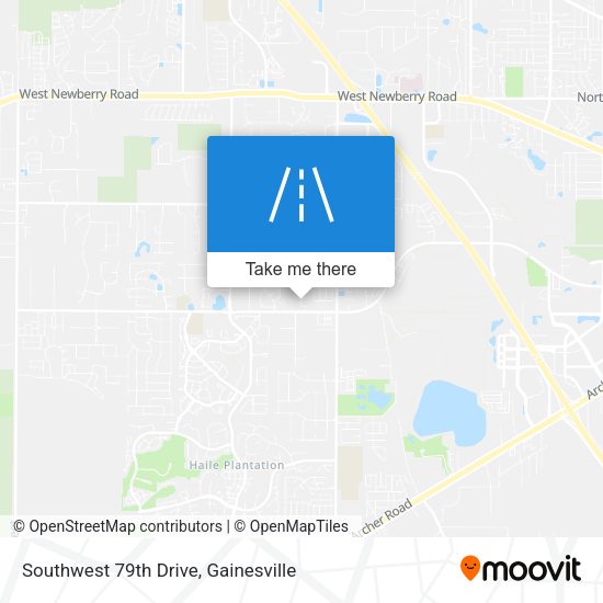 Mapa de Southwest 79th Drive