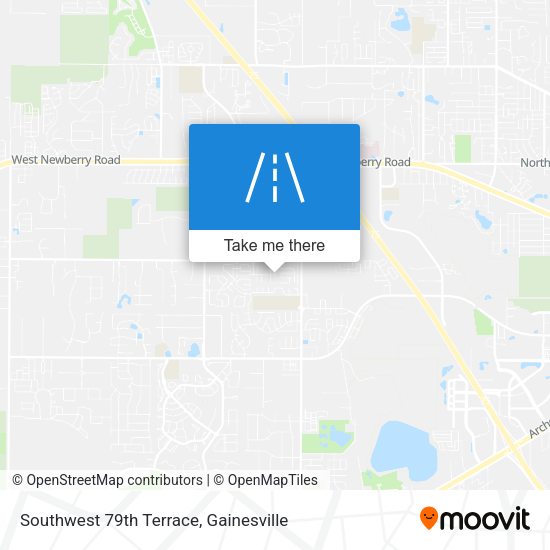 Southwest 79th Terrace map