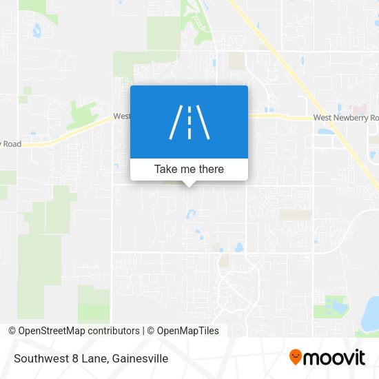 Southwest 8 Lane map