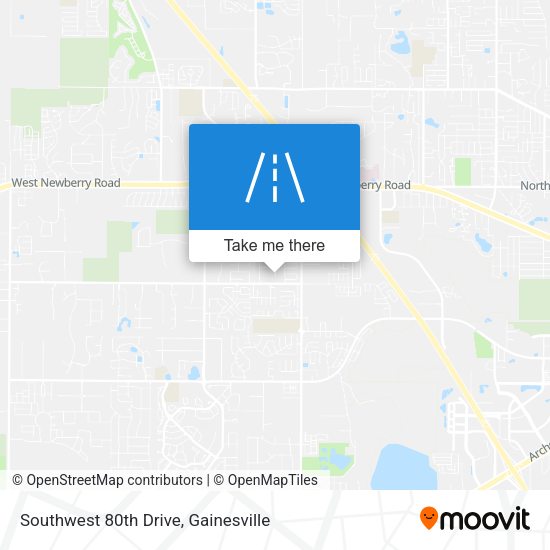 Mapa de Southwest 80th Drive
