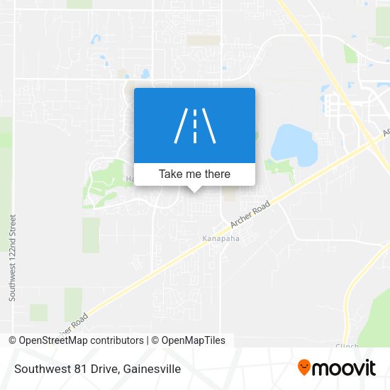 Mapa de Southwest 81 Drive