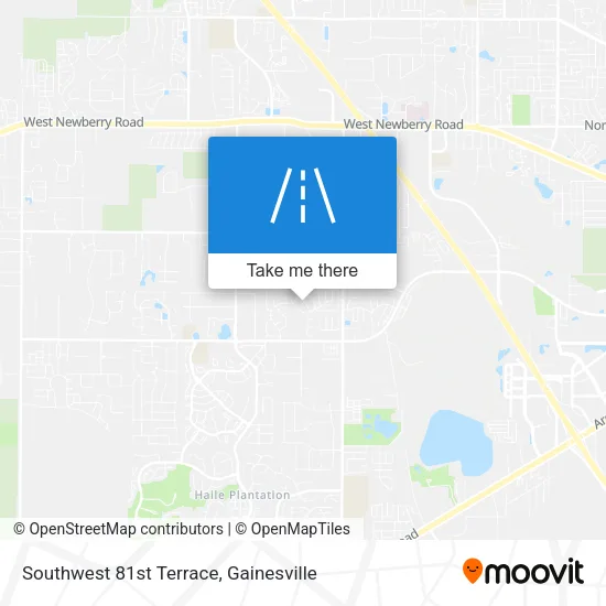 Mapa de Southwest 81st Terrace