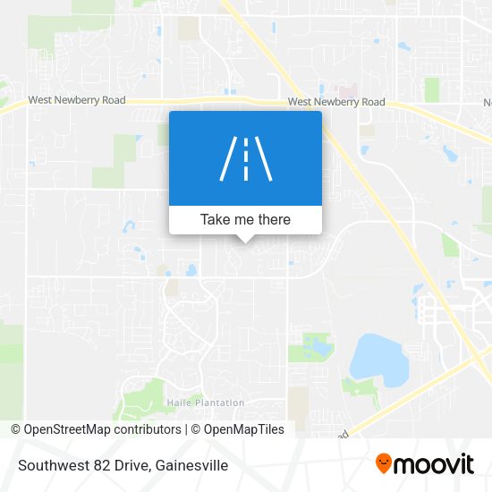 Southwest 82 Drive map