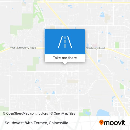 Southwest 84th Terrace map