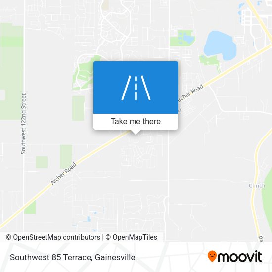 Southwest 85 Terrace map