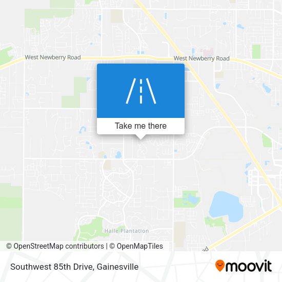 Southwest 85th Drive map