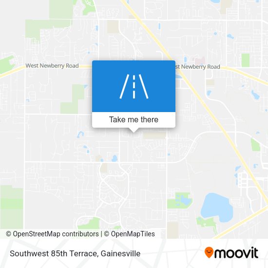 Southwest 85th Terrace map