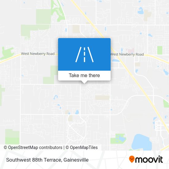 Mapa de Southwest 88th Terrace