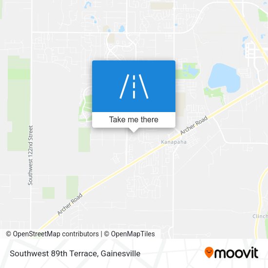 Mapa de Southwest 89th Terrace