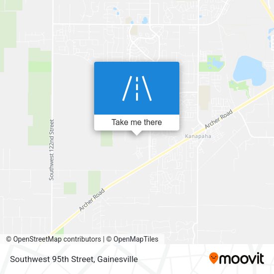 Mapa de Southwest 95th Street