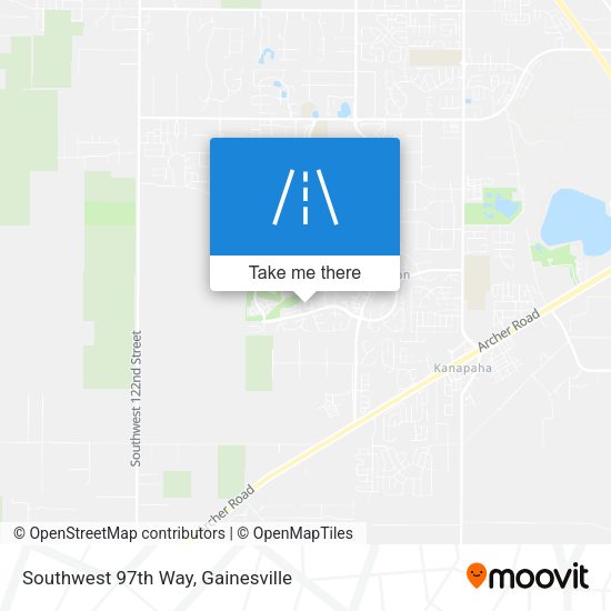 Mapa de Southwest 97th Way