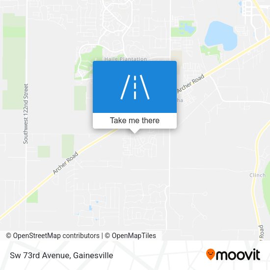 Sw 73rd Avenue map