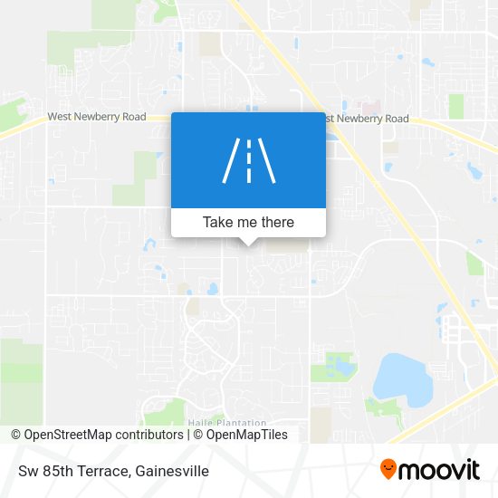 Sw 85th Terrace map