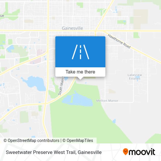 Sweetwater Preserve West Trail map