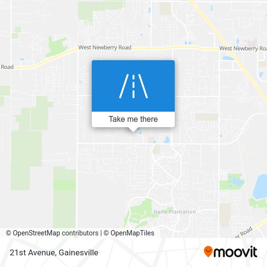 Mapa de 21st Avenue