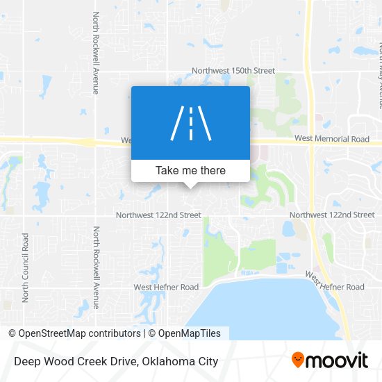 Deep Wood Creek Drive map