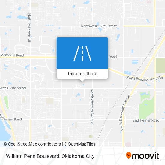 Mapa de William Penn Boulevard