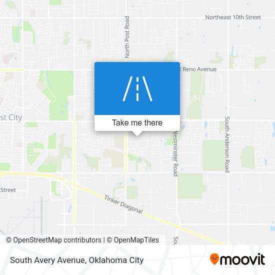 Mapa de South Avery Avenue