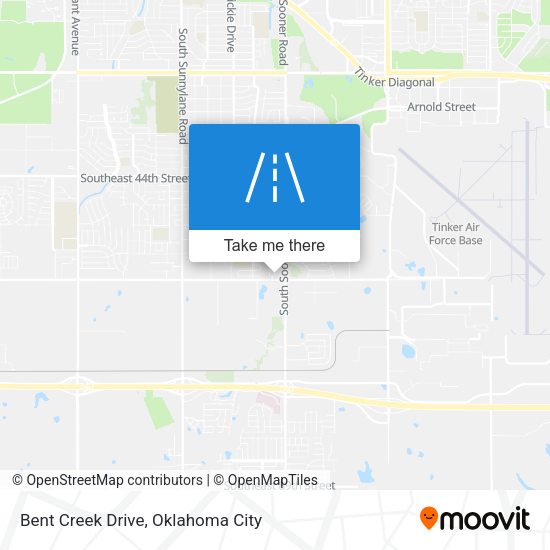 Mapa de Bent Creek Drive
