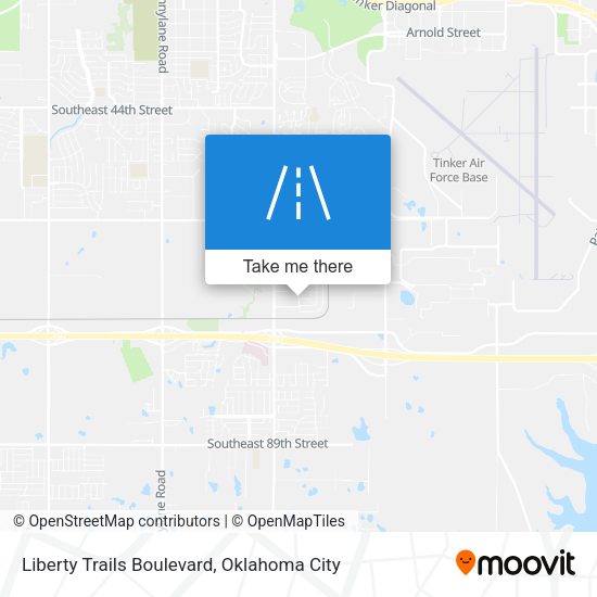 Liberty Trails Boulevard map