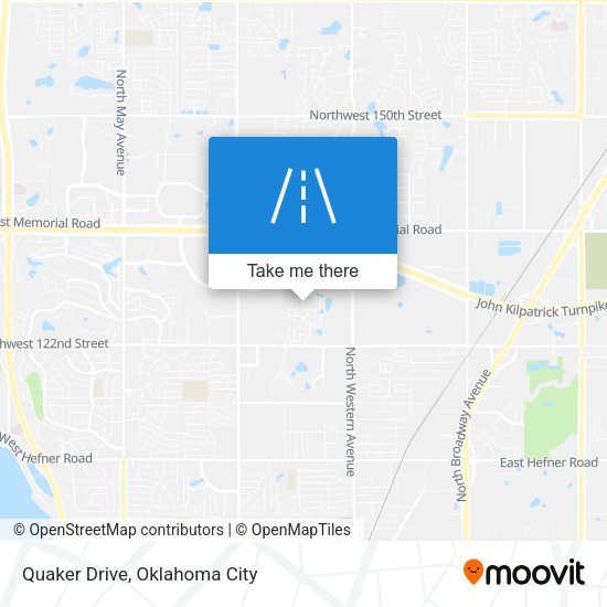Mapa de Quaker Drive