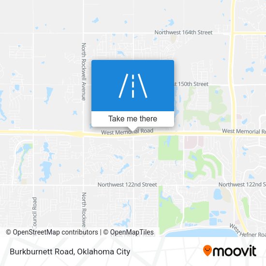 Burkburnett Road map