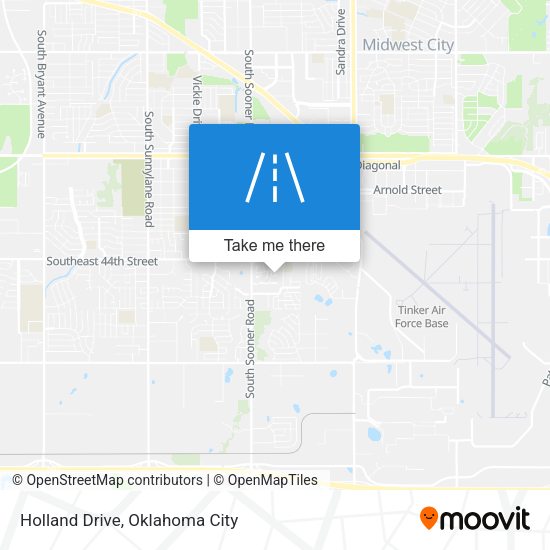 Holland Drive map