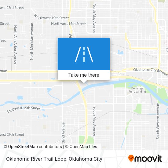 Mapa de Oklahoma River Trail Loop