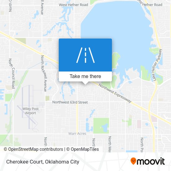 Cherokee Court map