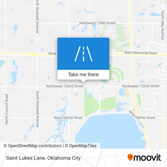 Saint Lukes Lane map