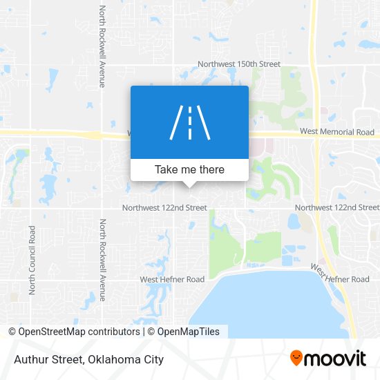 Authur Street map