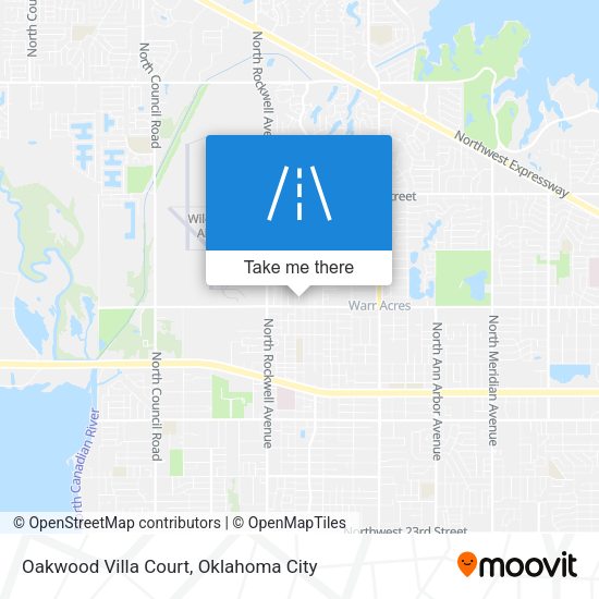 Mapa de Oakwood Villa Court