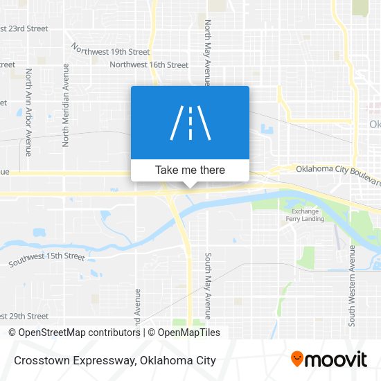 Mapa de Crosstown Expressway