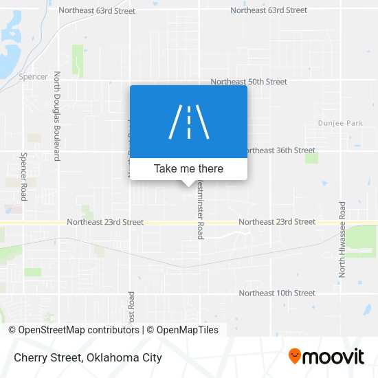 Cherry Street map