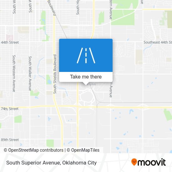 Mapa de South Superior Avenue
