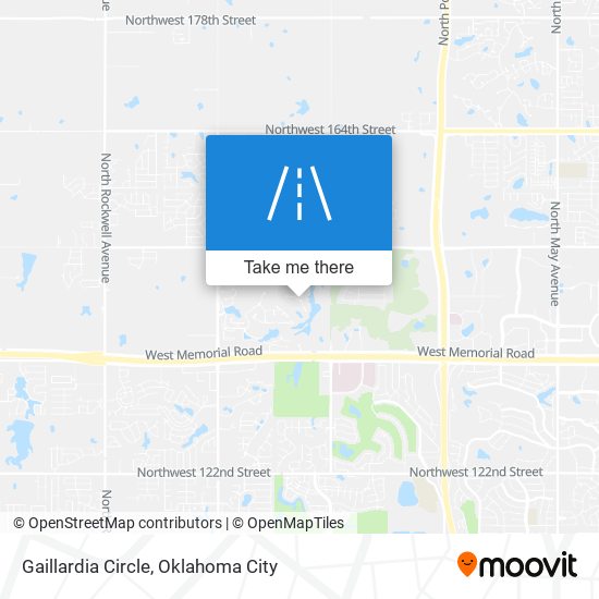 Gaillardia Circle map