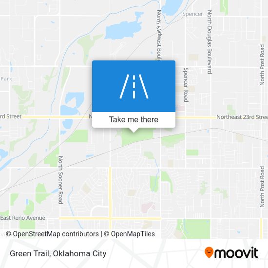Green Trail map