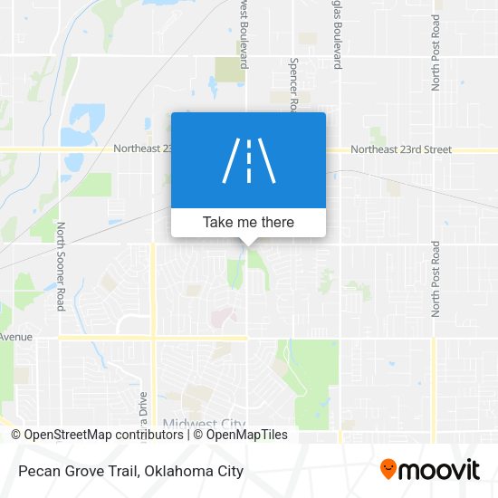 Pecan Grove Trail map
