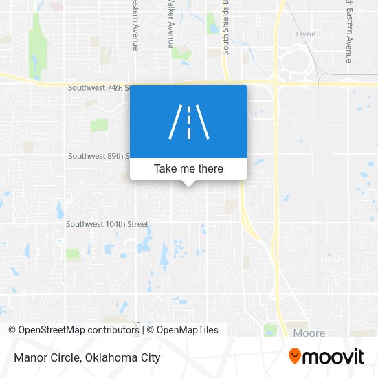 Manor Circle map