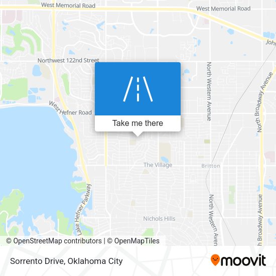 Sorrento Drive map