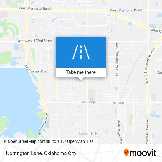 Norrington Lane map