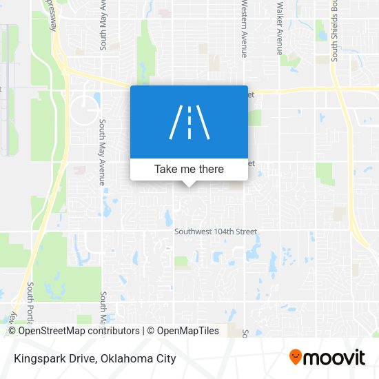 Kingspark Drive map