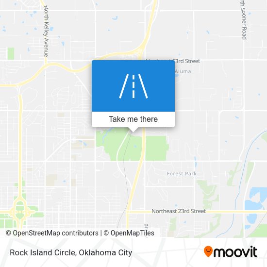 Rock Island Circle map